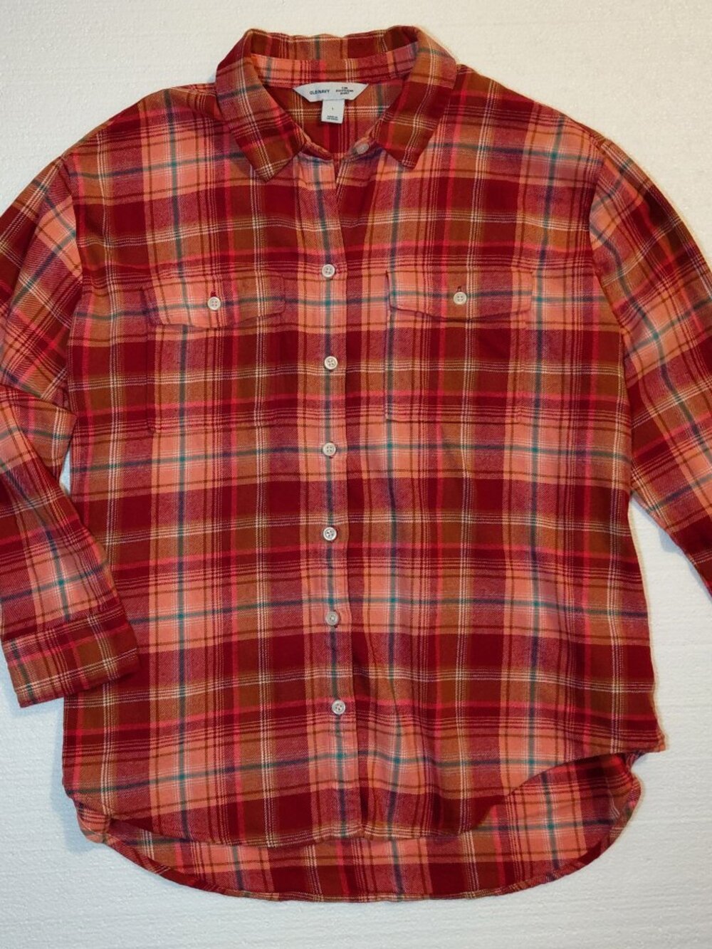 Old Navy Boyfriend Fit Flannel